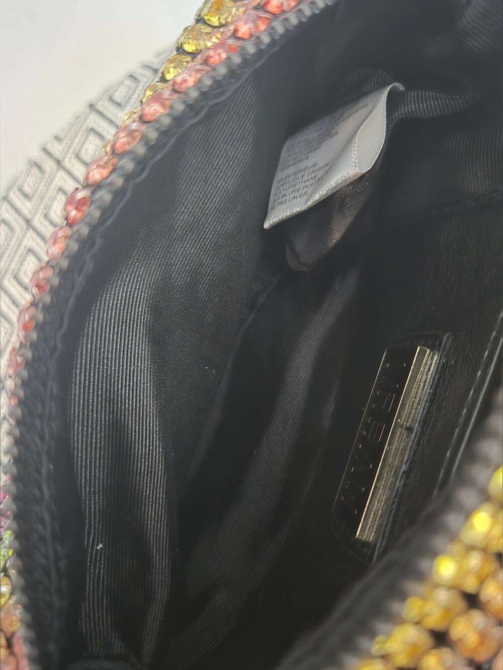 Multicolor Bling Rhinestine Mini Shoulder Bag - Picture 5 of 6